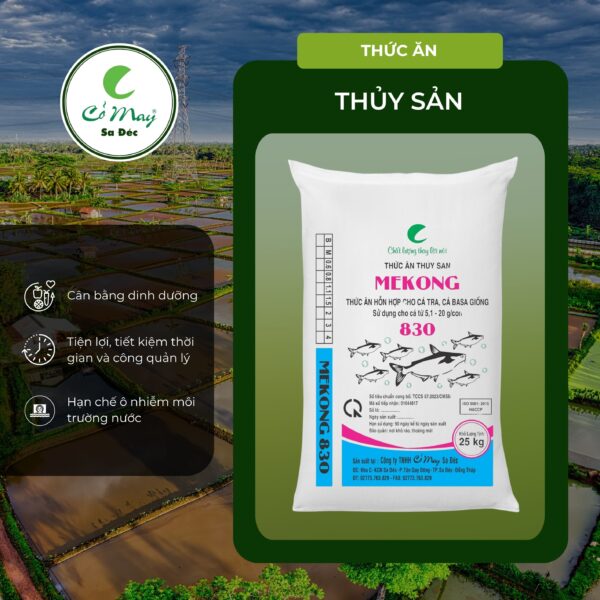 THỨC ĂN HỖN HỢP CHO CÁ TRA VÀ CÁ BASA – 830